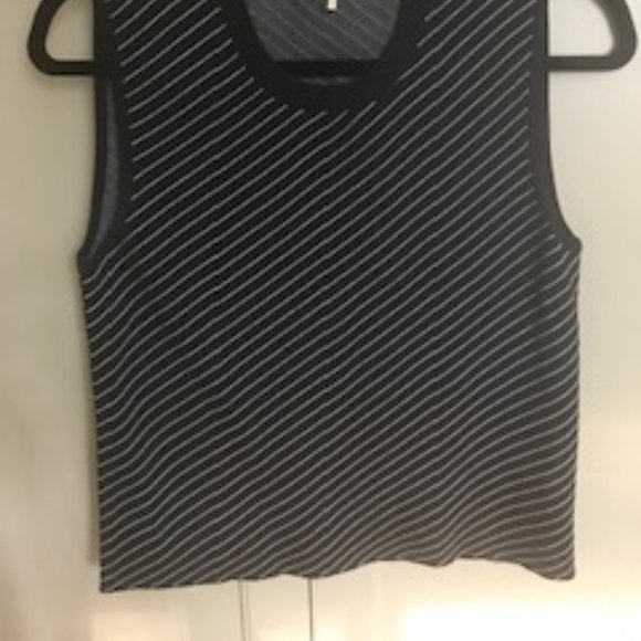 NWOT Maje Striped Stretch Knit 2 Piece Cardigan - Picture 5 of 12